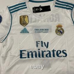 Adidas Real Madrid Cristiano Ronaldo #7 UCL Final Kyiv 2018 Jersey Men's M