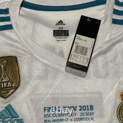 Adidas Real Madrid Cristiano Ronaldo #7 UCL Final Kyiv 2018 Jersey Men's M