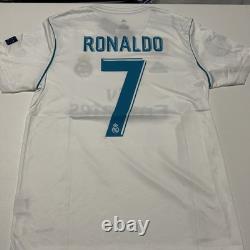 Adidas Real Madrid Cristiano Ronaldo #7 UCL Final Kyiv 2018 Jersey Men's XL