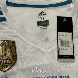 Adidas Real Madrid Cristiano Ronaldo #7 UCL Final Kyiv 2018 Jersey Men's XL