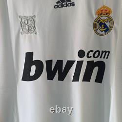 Adidas Real Madrid Cristiano Ronaldo#9 White Soccer Jersey Men's XL Debut Season