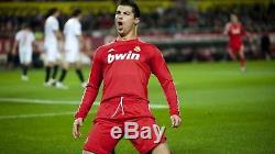 Adidas Real Madrid Cristiano Ronaldo CR7 CL Third Jersey M Long Sleeve Red Top