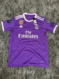 Adidas Real Madrid Cristiano Ronaldo Purple Soccer Jersey Men's Size M