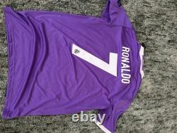 Adidas Real Madrid Cristiano Ronaldo Purple Soccer Jersey Men's Size M
