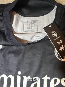 Adidas Real Madrid Emirates Fly Better Black Short Sleeve Jersey Size L