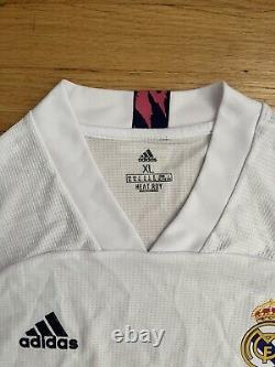 Adidas Real Madrid FC 2020/21 Home Kit Jersey Adult XL Authentic Heat. Rdy
