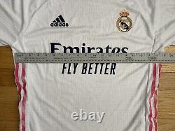 Adidas Real Madrid FC 2020/21 Home Kit Jersey Adult XL Authentic Heat. Rdy