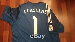 Adidas Real Madrid Gk Goal Casillas 2014-15 Lfp L Original Jersey Shirt