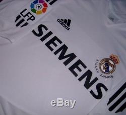 Adidas Real Madrid Home 2006 Zidane Last Game M Original Soccer Jersey Shirt