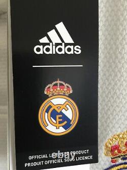 Adidas Real Madrid Home 2018-19 soccer jersey White Black Size S Men's Only