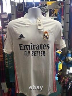 Adidas Real Madrid Home 20-21 soccer jersey White Pink Size XL Men's Only