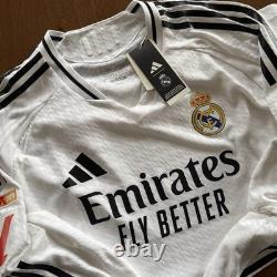 Adidas Real Madrid Home Authentic L/S Soccer Jersey 2024-2025 2XL