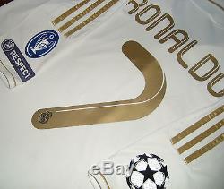 Adidas Real Madrid Home Champions League 2011 Ronaldo Original Jersey Shirt