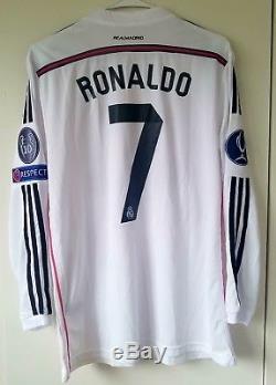 Adidas Real Madrid Home Jersey 14/15 (Player Issue / Adizero)