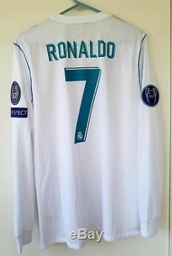 Adidas Real Madrid Home Jersey 17/18 (Player Issue / Adizero)