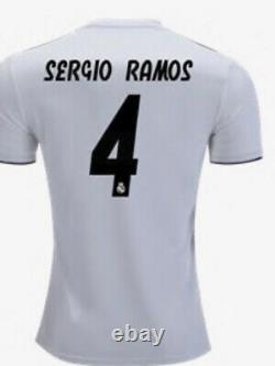 Adidas Real Madrid Home Jersey 2018-19 #4 Sergio Ramos Size Extra Large Only