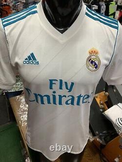 Adidas Real Madrid Home Jersey White 2017-18 #12 MARCELO Size Mans XL Only