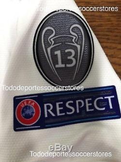 Adidas Real Madrid Home Soccer Jersey 2018-2019 Champions Patches Size XL
