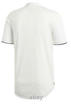 Adidas Real Madrid Home White Authentic Shirt 2018-2019 Large Size For Men