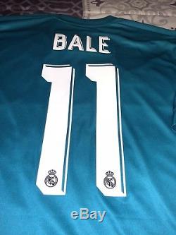Adidas Real Madrid Jersey, #11 Gareth Bale, Large, Nwt