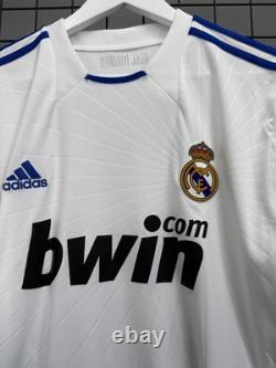 Adidas Real Madrid Jersey 2010 2011 Home UCL Climacool White Shirt Size L