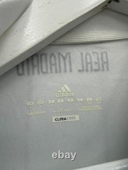 Adidas Real Madrid Jersey 2010 2011 Home UCL Climacool White Shirt Size L