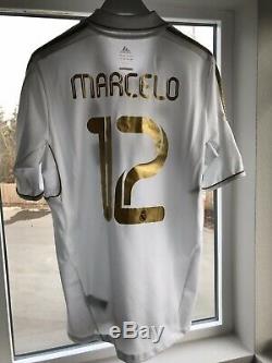 Adidas Real Madrid Jersey 2011-12 La Liga Marcelo Vieira Size L Brazil National