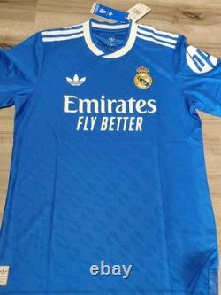 Adidas Real Madrid Jersey 25/26 Third Authentic Long Sleeve Player Version Sz M