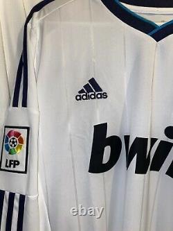 Adidas Real Madrid Jersey Trikot Maillot Rare UCL Ozil CR7 Large Long Sleeve