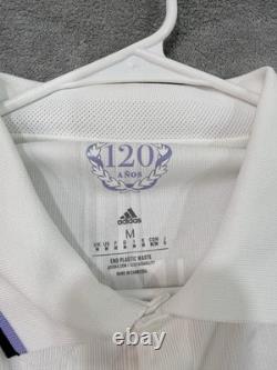 Adidas Real Madrid Karim Benzema 120 Anos 2022/23 Soccer Jersey Medium White
