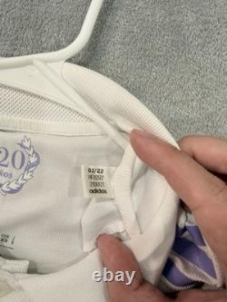 Adidas Real Madrid Karim Benzema 120 Anos 2022/23 Soccer Jersey Medium White