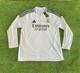Adidas Real Madrid L/S Home Soccer White Jersey Shirt 24/25 IT3442 Men Sz XL NWT