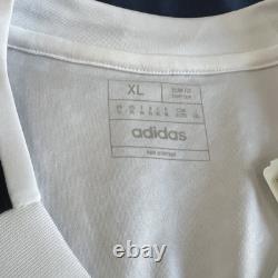Adidas Real Madrid L/S Home Soccer White Jersey Shirt 24/25 IT3442 Men Sz XL NWT