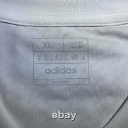 Adidas Real Madrid L/S Home Soccer White Jersey Shirt 24/25 IT3442 Men's Size XL
