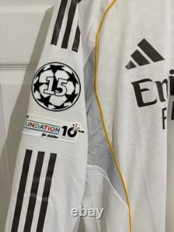 Adidas Real Madrid Limited Edition Carvajal #2 Long Sleeve Auth Player Jersey
