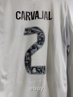 Adidas Real Madrid Limited Edition Carvajal #2 Long Sleeve Auth Player Jersey