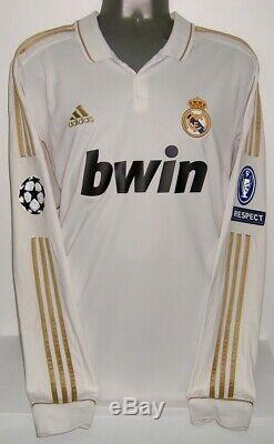Adidas Real Madrid Long Sleeve 2011 Alonso Champions XL Original Jersey Shirt