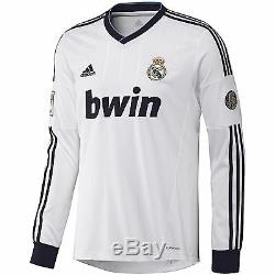 Adidas Real Madrid Long Sleeve Home Jersey 2012/13