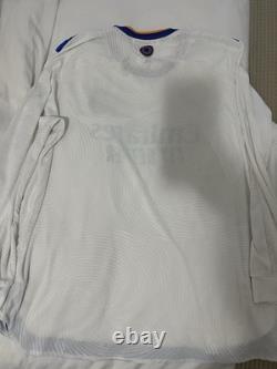 Adidas Real Madrid Long Sleeve Match Authentic Home Jersey 21/22 Size L