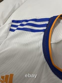 Adidas Real Madrid Long Sleeve Match Authentic Home Jersey 21/22 Size L