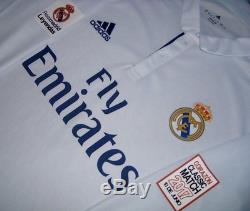 Adidas Real Madrid Ls Long Charity Heart Match 17 Ronaldo Original Jersey Shirt