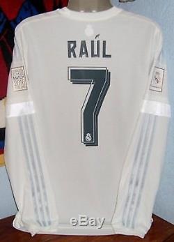 Adidas Real Madrid Ls Long Charity Heart Match 2016 Raul Original Jersey Shirt