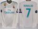 Adidas Real Madrid Ls Long Ronaldo Champions Final 2018 L Original Jersey Shirt