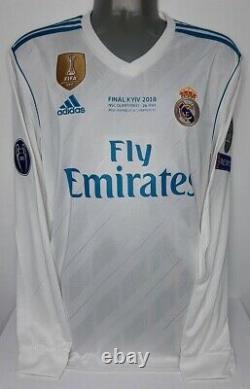 Adidas Real Madrid Ls Long Sleeve Champions 2018 Ronaldo L Original Jersey Shirt
