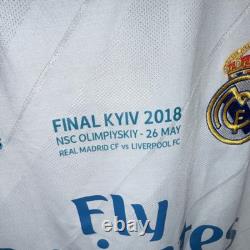Adidas Real Madrid Luka Modric #10 2018 Champions League Soccer Jersey White L