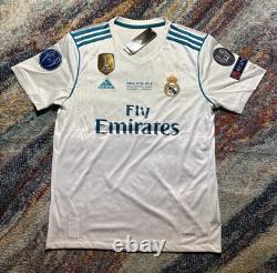 Adidas Real Madrid Men's M White/Teal Cristiano Ronaldo #7 Jersey