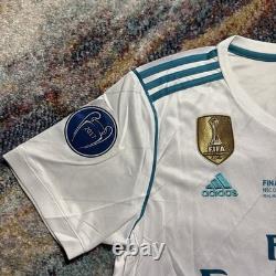 Adidas Real Madrid Men's M White/Teal Cristiano Ronaldo #7 Jersey