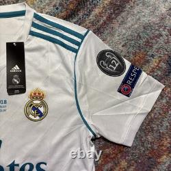 Adidas Real Madrid Men's M White/Teal Cristiano Ronaldo #7 Jersey