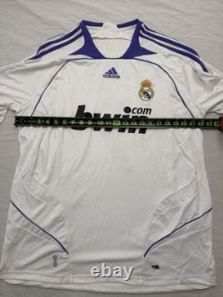 Adidas Real Madrid Raul 7 Jersey XL 2007 2008 Home Bwin LFP Soccer Shirt 697347