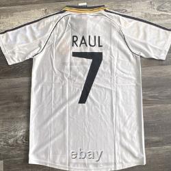 Adidas Real Madrid Raul #7 Teka Men's Soccer Jersey White Size M